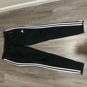 Adidas Black Striped Track Pants